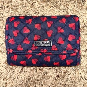 Vera Bradley Valentines Day Wallet Tri-Fold